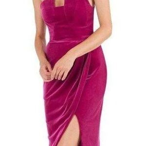 Black Halo Jolie Velvet Dress in Obsession